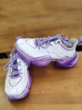 Banu Mecha/OGR all season Ergonomic Platform Sneakers Size 6.5 Purple And White